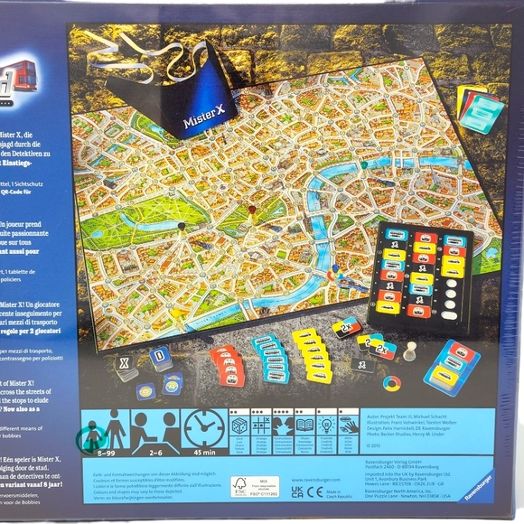 Scotland Yard Board Game, Unopened, Ravensburger, New - Picture 4 of 7